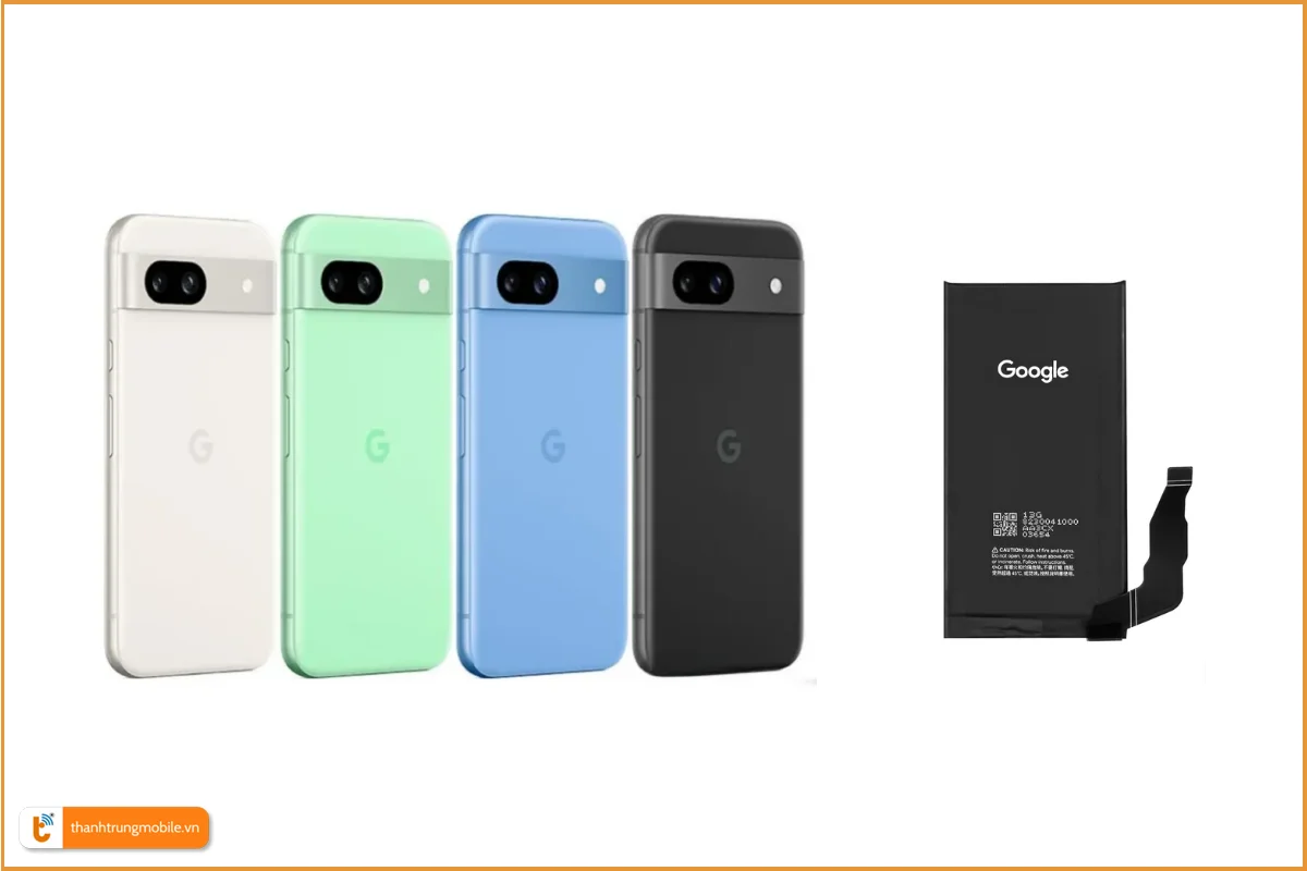 Thay pin Google Pixel 8A chính hãng, lấy ngay