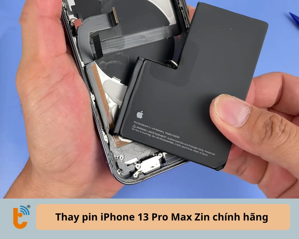 Thay pin iPhone 13 Pro Max Zin chính hãng 