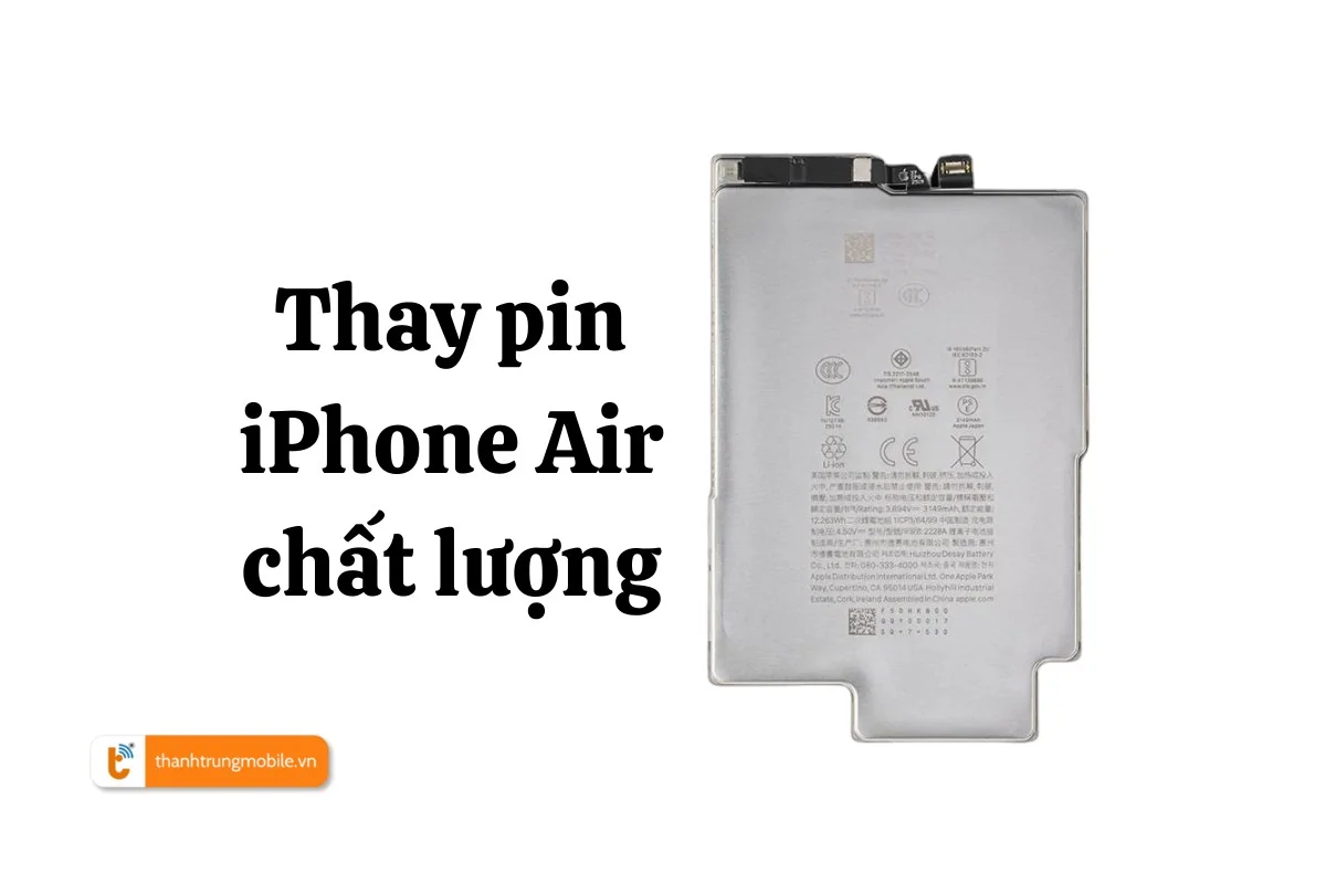 Thay pin iPhone Air