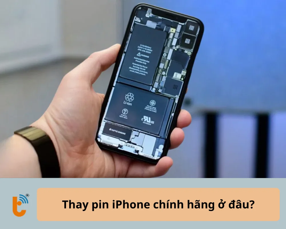 Thay pin iPhone chính hãng ở đâu