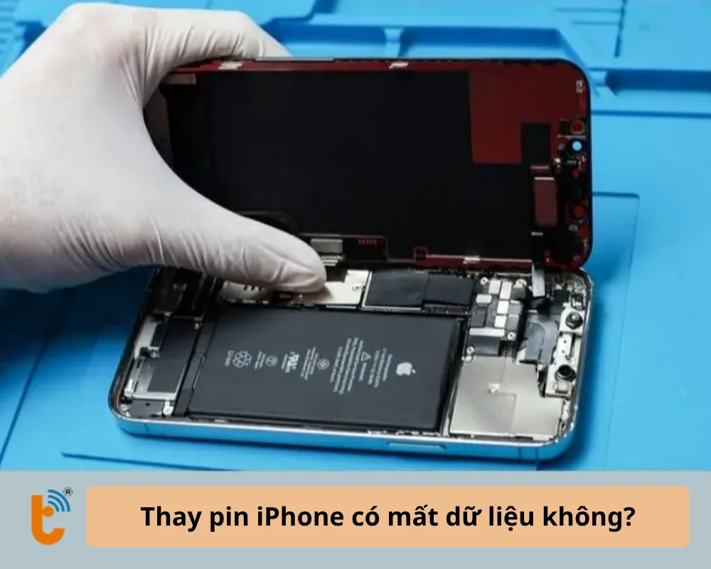 Thay pin iPhone có mất dữ liệu không?