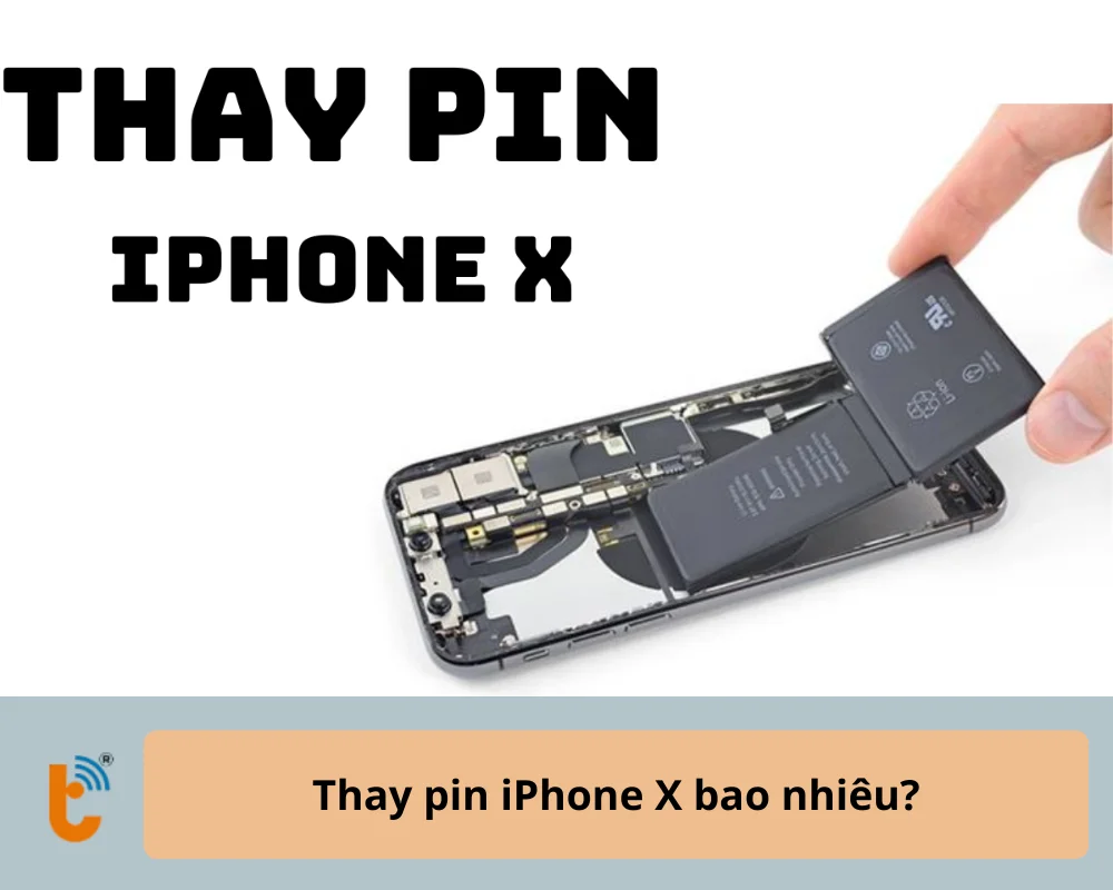 Thay pin iPhone X bao nhiêu?