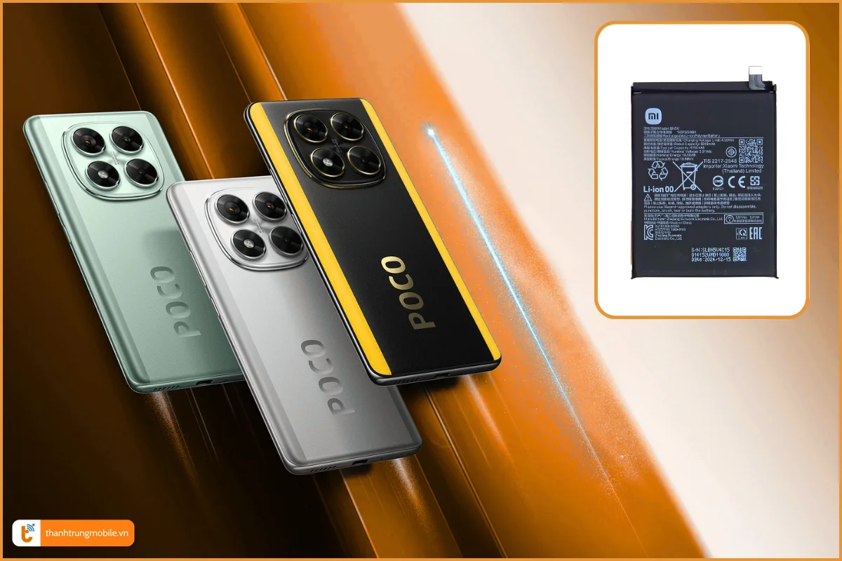Thay pin POCO X7 chính hãng, lấy ngay