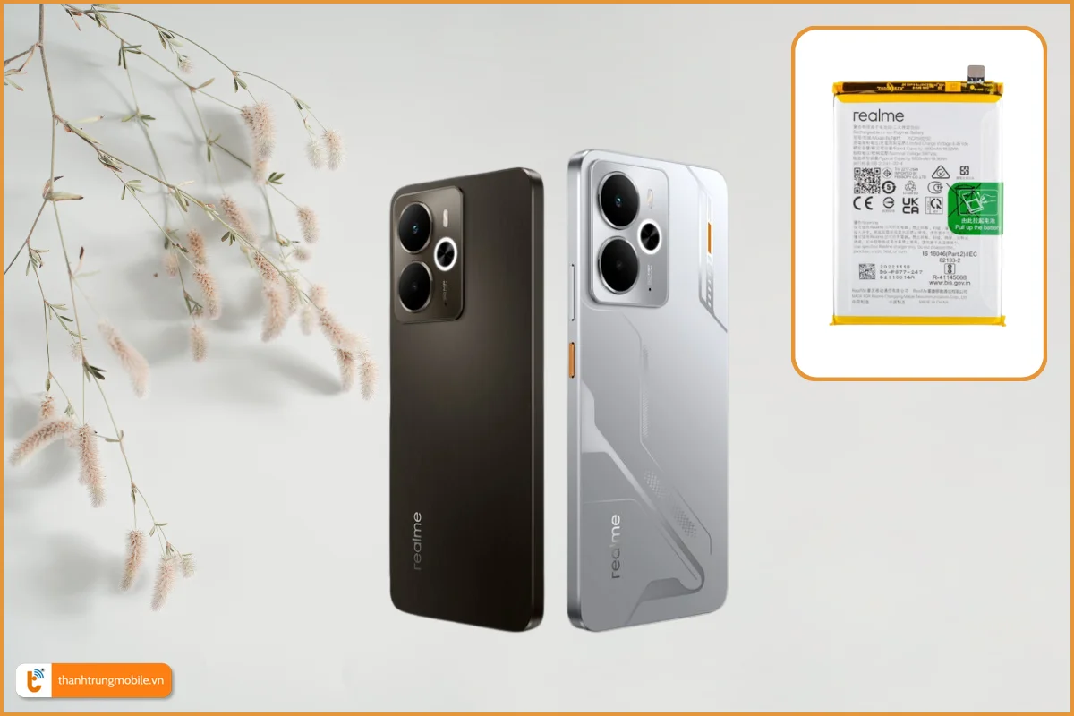 Thay pin Realme 14 5G chính hãng, lấy ngay