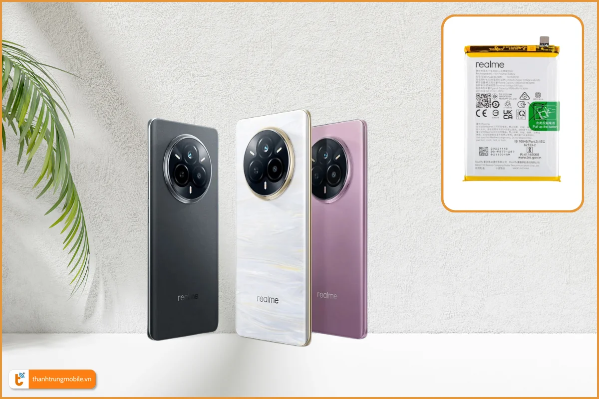 Thay pin Realme 14 Pro Plus 5G chính hãng, lấy ngay