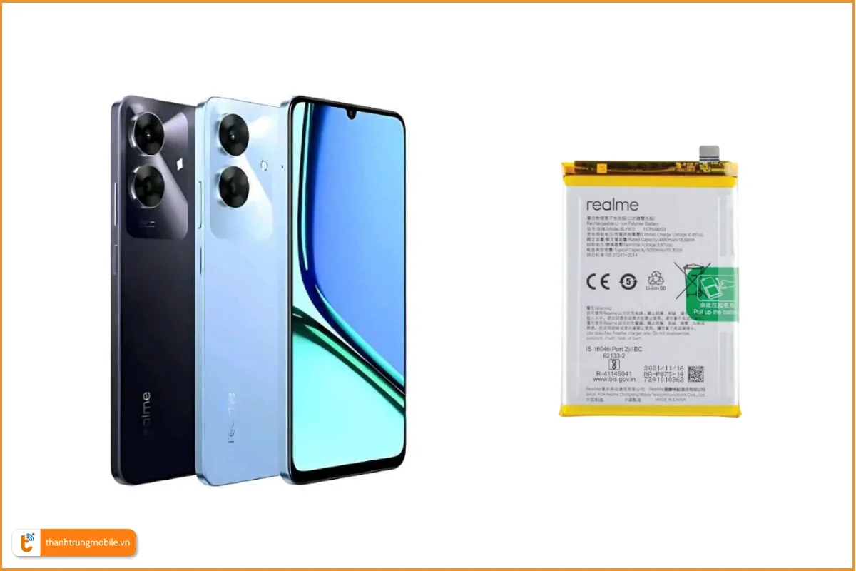 Thay pin Realme Note 60 chính hãng, giá rẻ