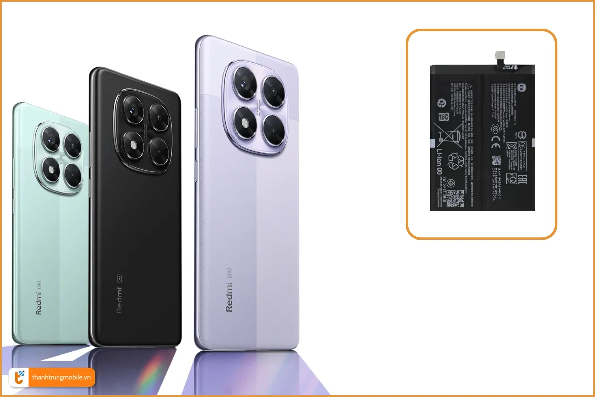 Thay pin Redmi Note 14 Pro 5G chính hãng, giá rẻ