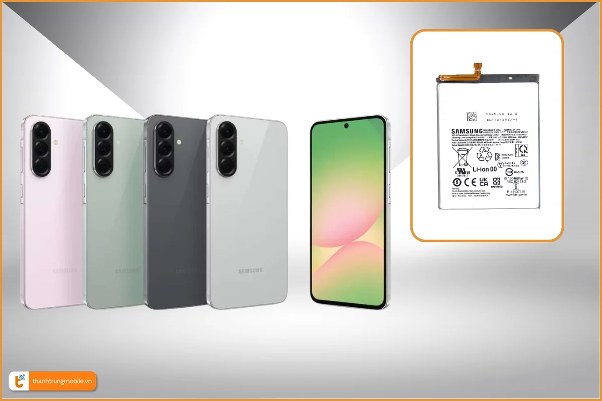 Thay pin Samsung Galaxy A56 5G chính hãng, lấy ngay