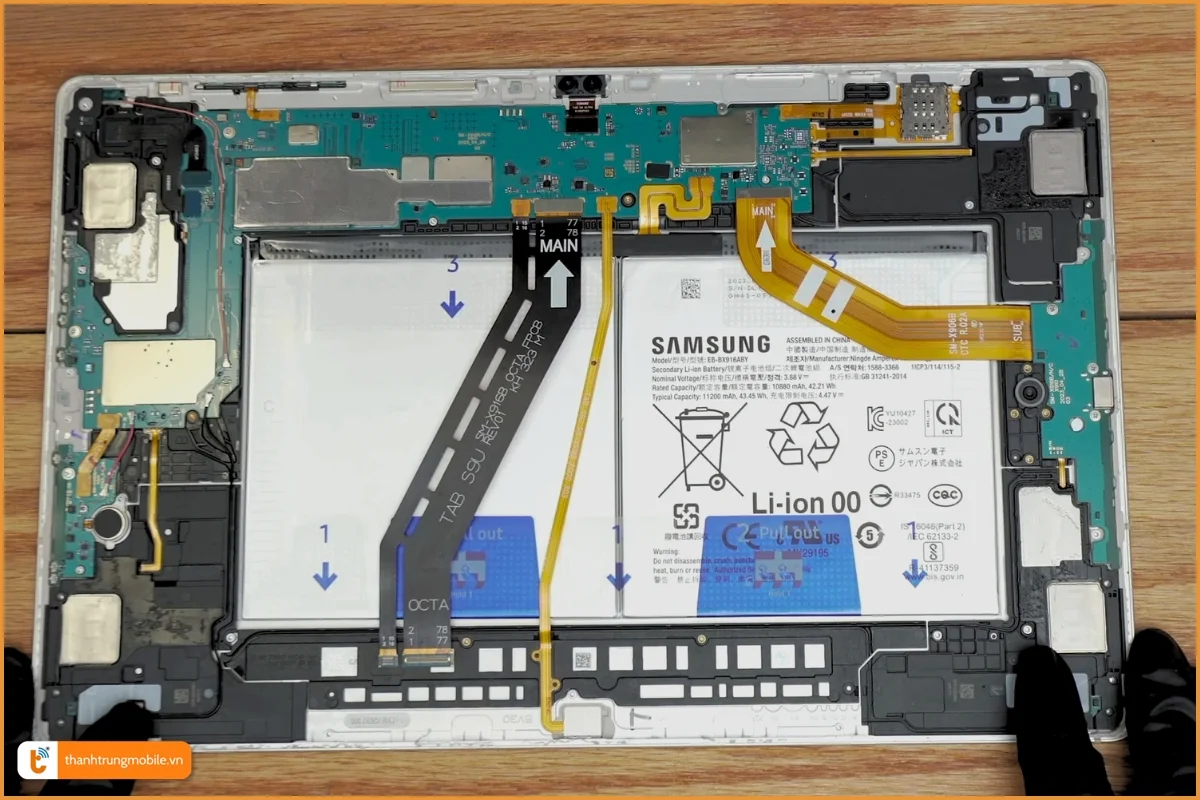 Thay pin Tablet Samsung S9 Ultra