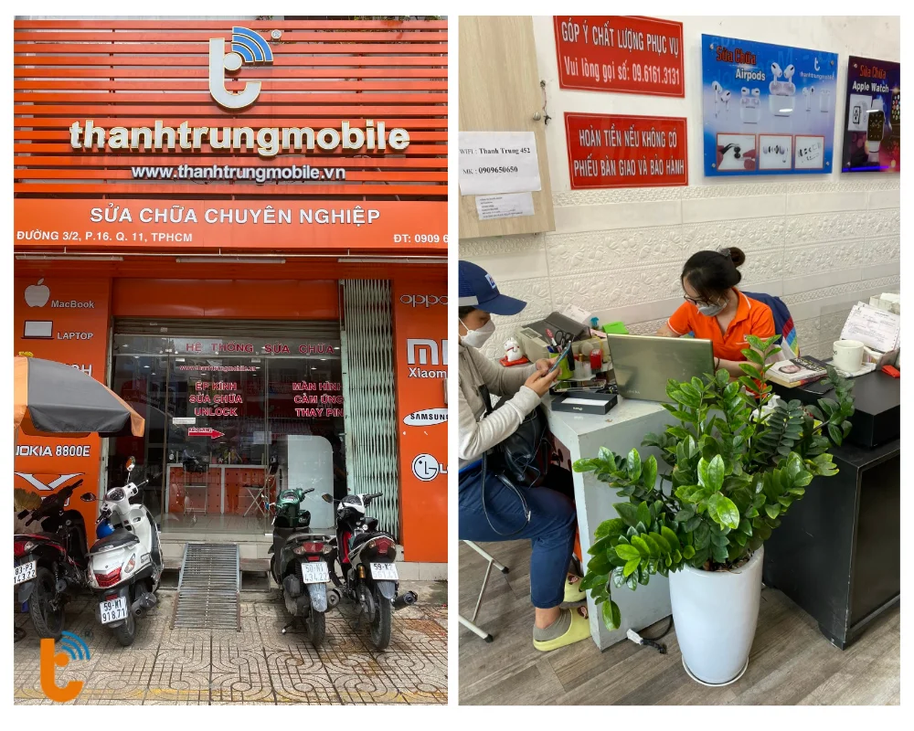 Thay pin uy tín tại Thành Trung Mobile