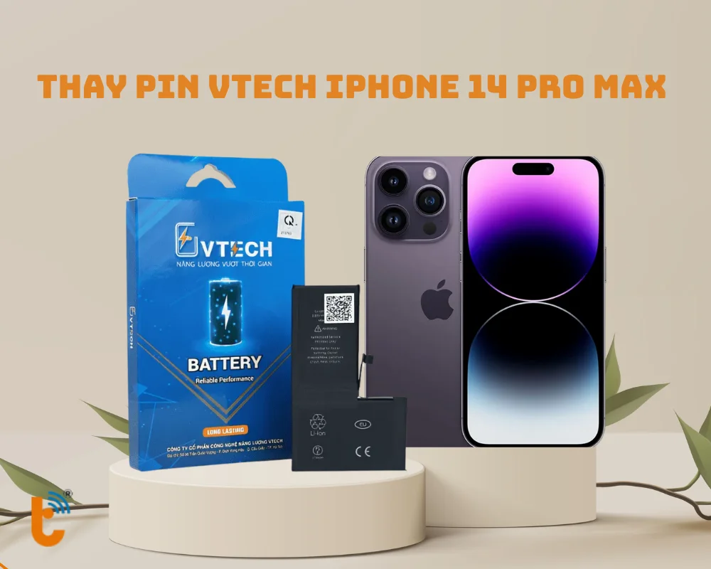 Thay pin Vtech iPhone 14 Pro Max 