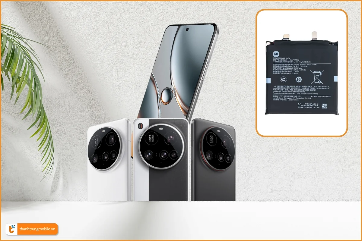 Thay pin Xiaomi 15 Ultra chính hãng, giá rẻ