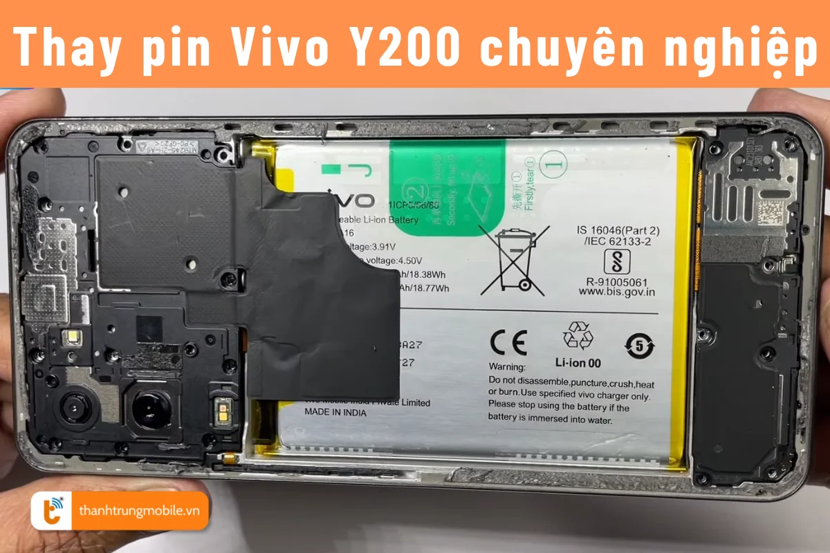 Thay thế pin Vivo Y200