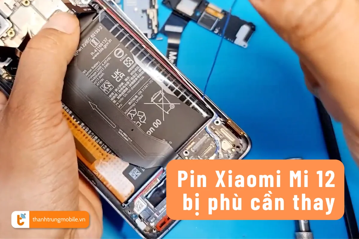 thay thế pin Xiaomi Mi 12
