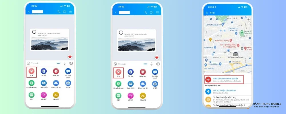 Theo dõi vị trí Zalo qua số điện thoại