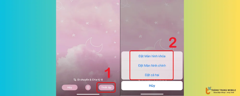 Thiết lập hình nền