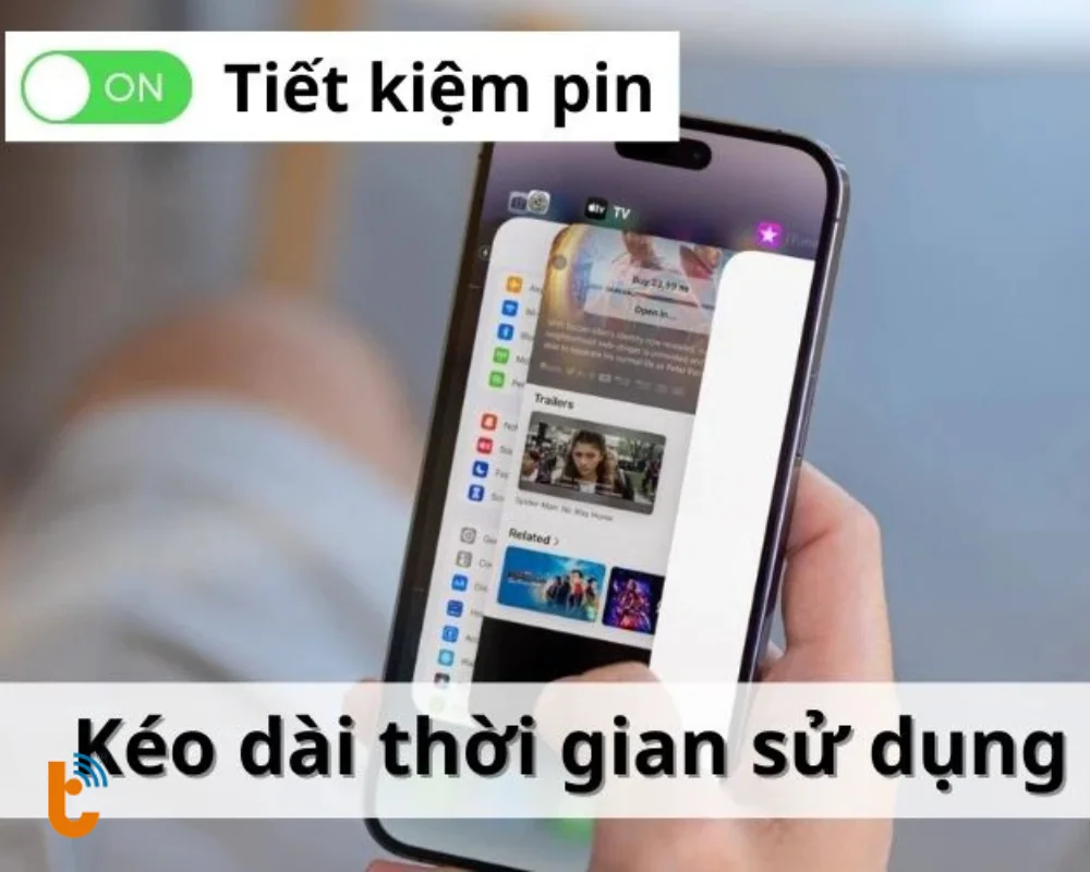 Tiết kiệm pin giúp kéo dài thời gian sử dụng
