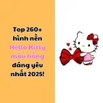 Top 260+ hình nền Hello Kitty màu hồng đáng yêu nhất 2025!