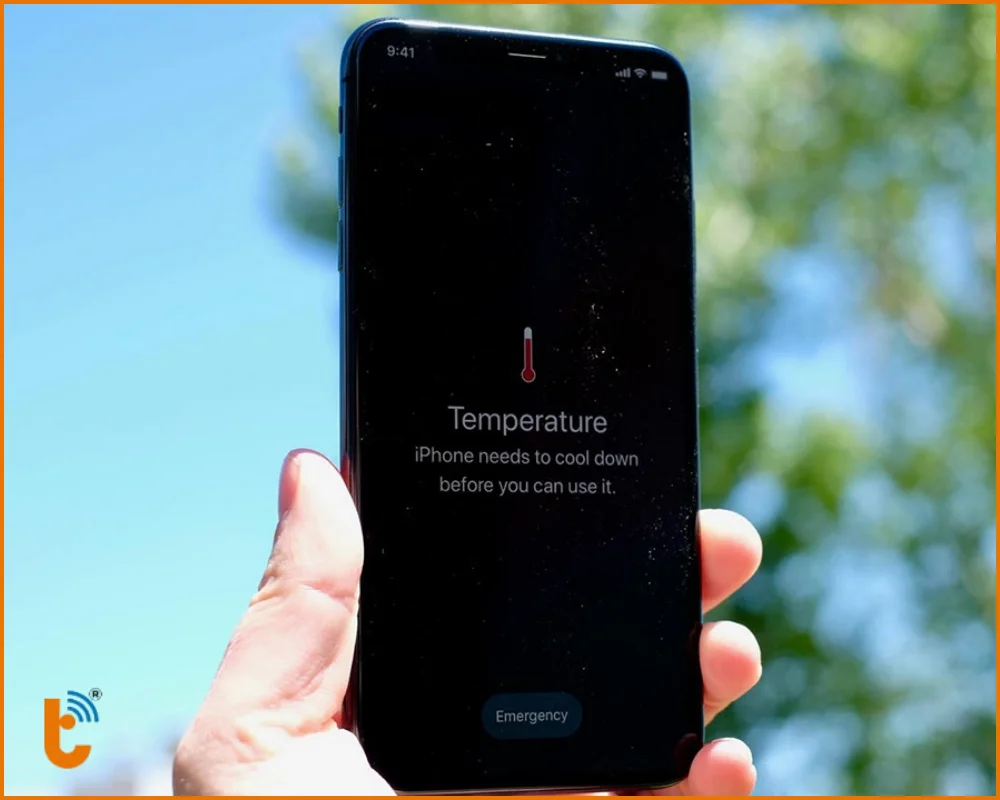 Tránh để máy ở nhiệt độ quá cao