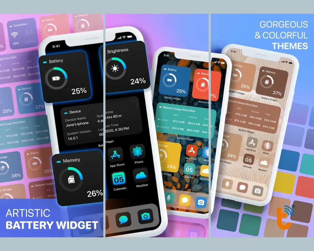  Trong app bạn có thể chọn màu hiển thị theo sở thích của bạn