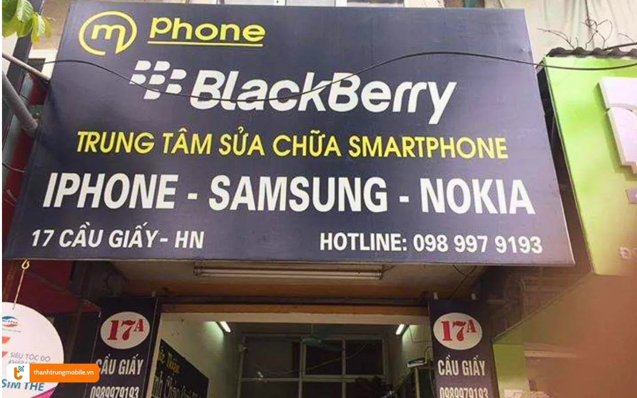 trung tâm bảo hành blackberry
