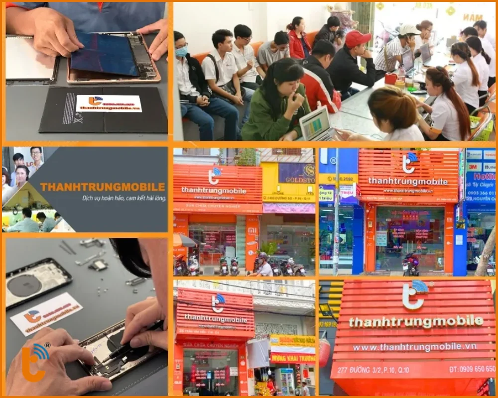Trung tâm sửa chữa điện thoại uy tín lâu năm TPHCM - Thành Trung Mobile