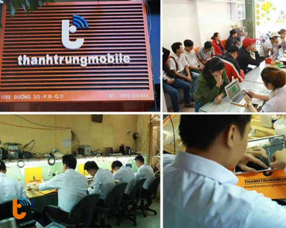Trung tâm sửa chữa điện thoại uy tín lâu năm TPHCM - Thành Trung Mobile