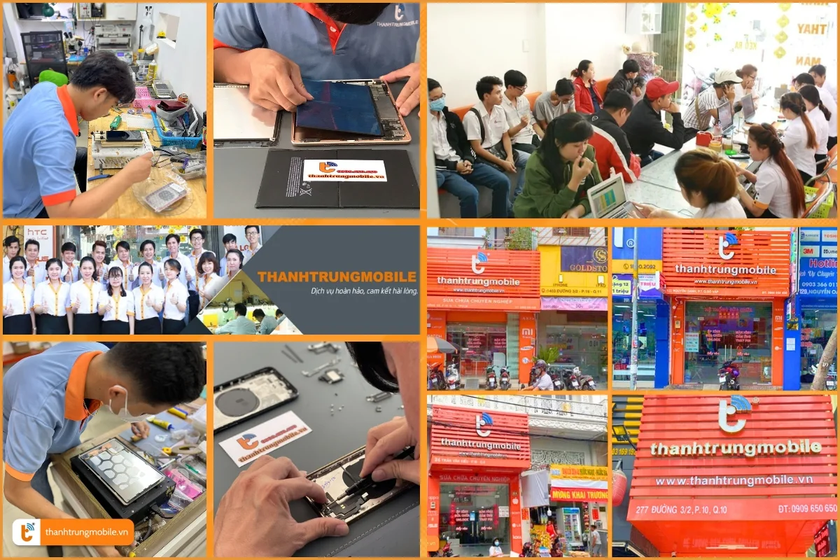 Trung tâm sửa chữa điện thoại uy tín lâu năm TPHCM - Thành Trung Mobile