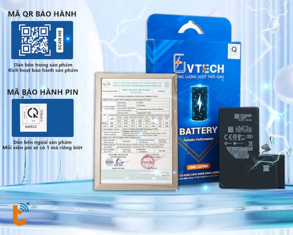 Ưu điểm của pin Vtech trên iPhone 14 Pro Max