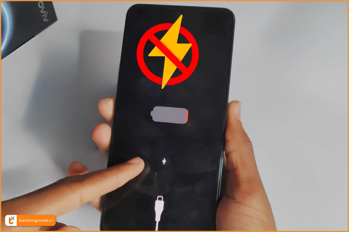 Vivo V50 lite lỗi không nhận sạc