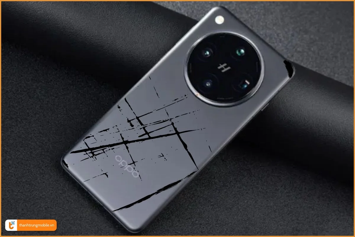 Vỏ OPPO Find X9 bị bong tróc sơn, trầy xướt cần thay mới