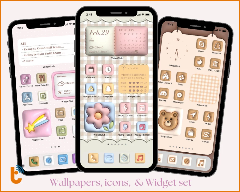 WidgetClub cung cấp các gói combo bao gồm ảnh màn hình điện thoại, icon ứng dụng