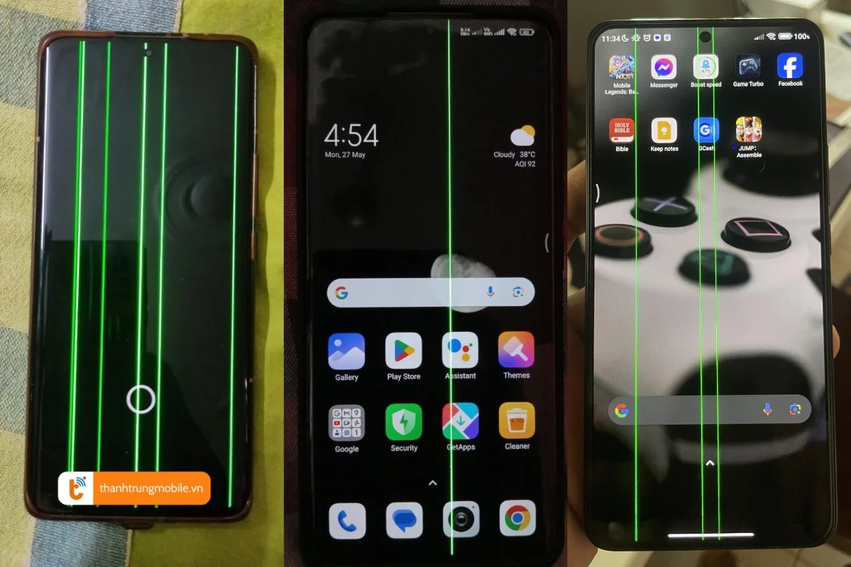 xiaomi 12t bị sọc màn hình