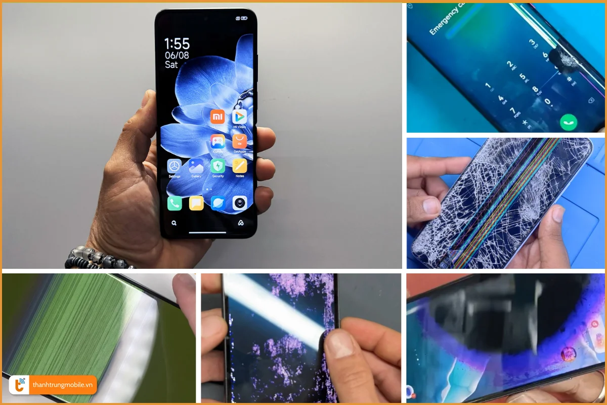 Xiaomi Mix Flip và các lỗi màn hình thường gặp