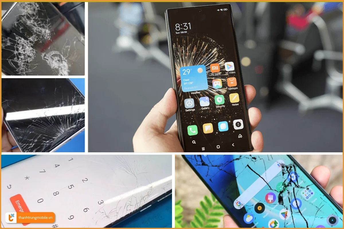 Xiaomi Mix Fold 3 và các dấu hiệu bể vỡ mặt kính thường gặp