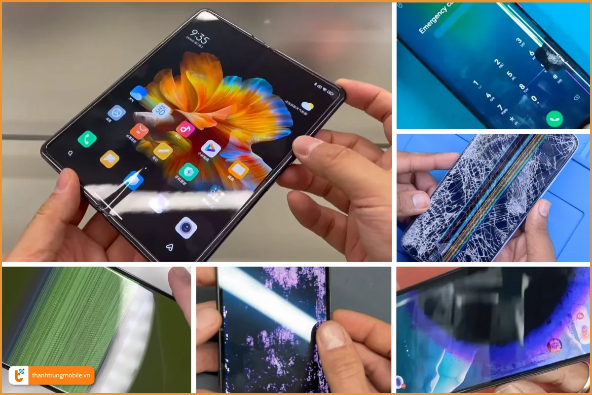 Xiaomi Mix Fold và các lỗi màn hình thường gặp