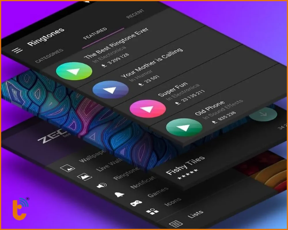 Zedge có ảnh màn hình điện thoại tĩnh đến các loại hình nền video sinh động